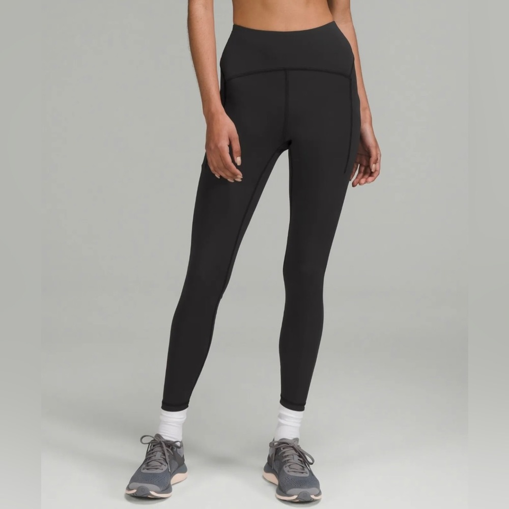 Lululemon | Power Thru High Rise Tight 25" | Black | Size 4